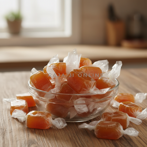 Mango Toffee Meethi Candy | Aam Papad Candy Mango papad Toffee | Healthy Fruit Snacks Alphonso Pulp Toffee | Fresh Mango Pulp Candy