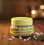 Silver Elaichi Dana Mukhwas Mouth Freshener | Silver Coated Hari Natural Elaichi Dana | Silver coated Cardamom seeds Saffron Blended