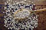 Silver Elaichi Dana Mukhwas Mouth Freshener | Silver Coated Hari Natural Elaichi Dana | Silver coated Cardamom seeds Saffron Blended