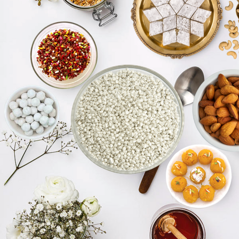 Diwali Gift Bada Premium Gift Hamper - Combo of Mukhwas, Churan, Supari, Nuts and Sweets - Large